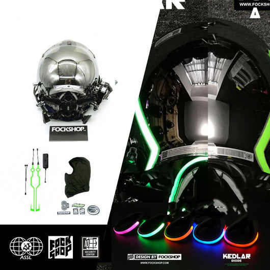 Máscara Cyberpunk LED Diodo KEDLAR - Edición DIY Personalizable - Image 5