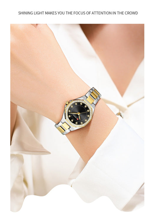 Reloj Elegante Impermeable con Cristales Decorativos - Image 42