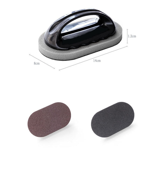 Esponja Abrasiva Nano Diamante con Mango para Limpieza Profunda de Cocina