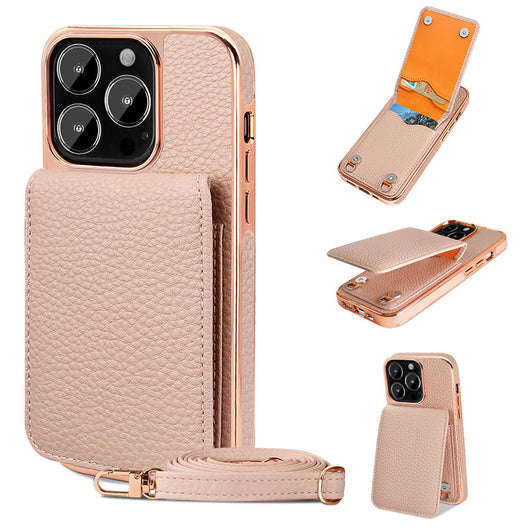 Funda para iPhone 14 con Cordón y Patrón Lichi - Image 4