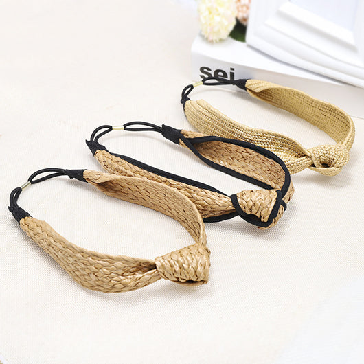 Diadema Tejida a Mano de Rafia Ancha - Accesorios para Cabello Literarios - Image 22