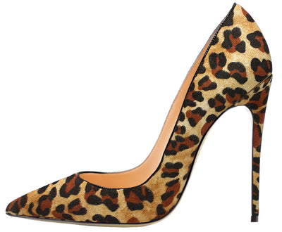 Zapatos de Tacón Alto Punta Afilada con Textura Animal para Mujer - Image 11
