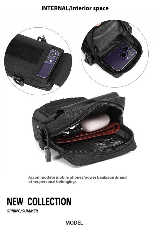 Bolsa Táctica Oxford Impermeable Estilo Coreano para Hombre - Image 6