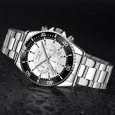 Reloj de Lujo Dorado para Hombre - Acero Inoxidable Resistente al Agua con Esfera Luminosa - Image 28