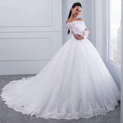 Cola de Encaje Nupcial para Vestido de Novia - Image 6