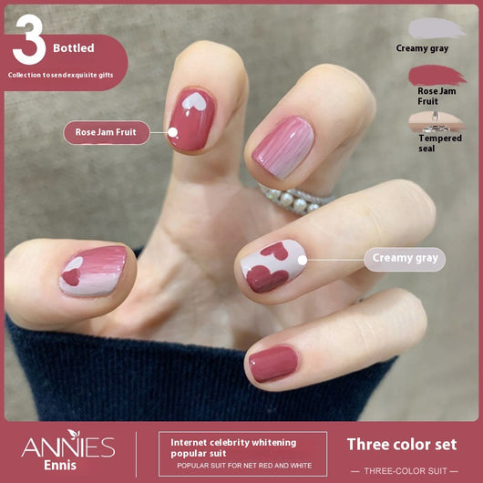 Set de Esmalte de Gel Nude Hielo Tricolor 2024 - Colección Jelly - Image 30