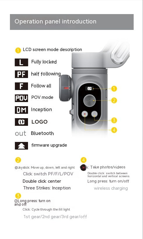 Estabilizador PTZ Móvil Pro con Inteligencia Artificial Antivibraciones de Tres Ejes - Image 9