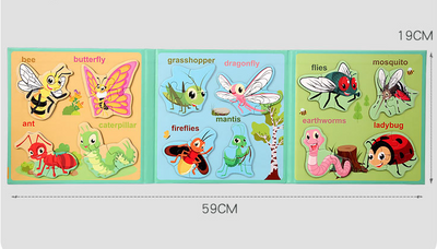 Puzzle Magnético 3D de Libros Plegables Avanzado para Niños - Image 15