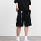 Shorts de Traje Hombre Diseño Nicho con Costuras de Contraste