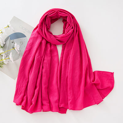 Pañuelo de Rayón Natural con Efecto Arrugado - Accesorio Versátil para Bolso - Image 63
