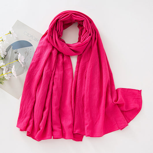Pañuelo de Rayón Natural con Efecto Arrugado - Accesorio Versátil para Bolso - Image 63