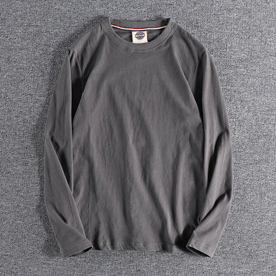 Sudadera Básica Teñida Lavada de Color Sólido - Image 2