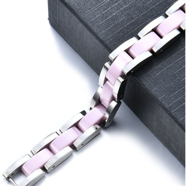 Pulsera Energética de Cerámica y Magnetismo con Iones Negativos