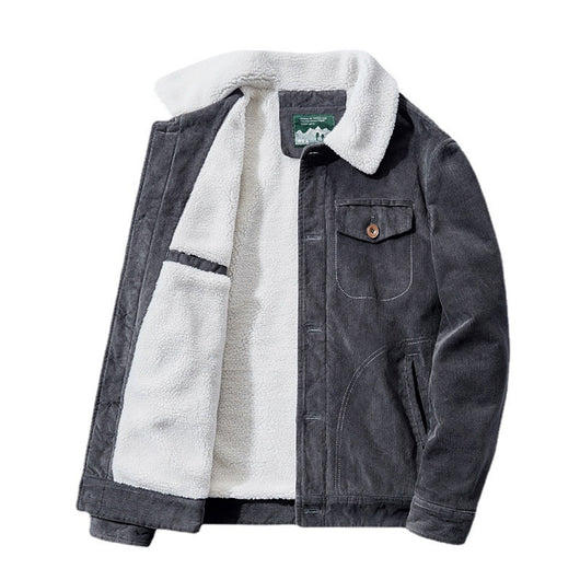 Chaqueta Casual Oversize para Hombre con Rayas Finas - Image 13