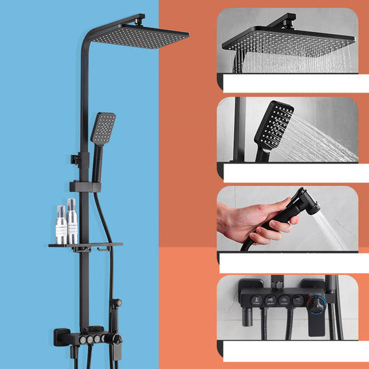 Sistema de Ducha Cromado Dorado con Rociador Bidet - Image 21