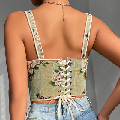 Chaleco Vintage Floral Estilo Europeo y Francés - Image 23