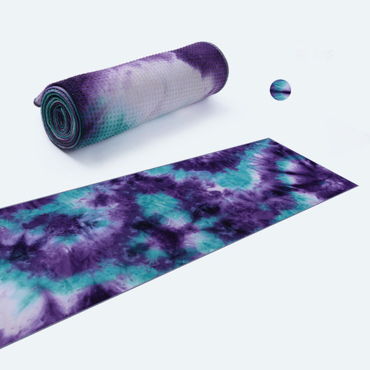 Toalla Antideslizante para Yoga y Ejercicio - Diseño Tie-Dye Multicolor - Image 2