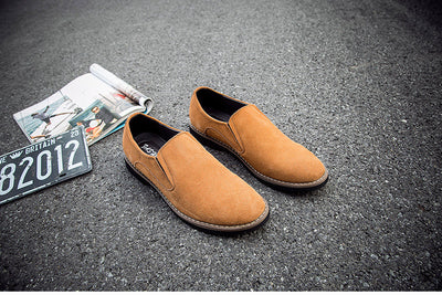 Zapatos Casuales de Cuero para Hombre con Punta Redonda Acolchada - Image 4