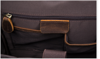 Bolso Bandolera Hombre Cuero Retro Estilo Coreano - Image 10