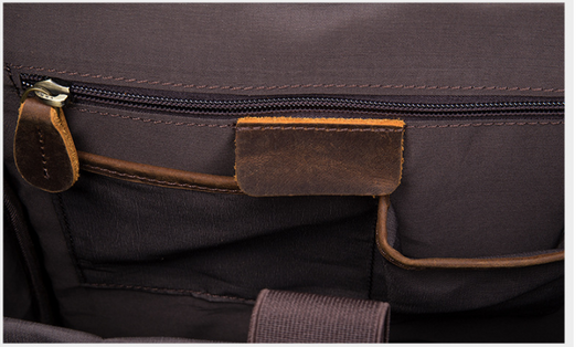 Bolso Bandolera Hombre Cuero Retro Estilo Coreano - Image 10