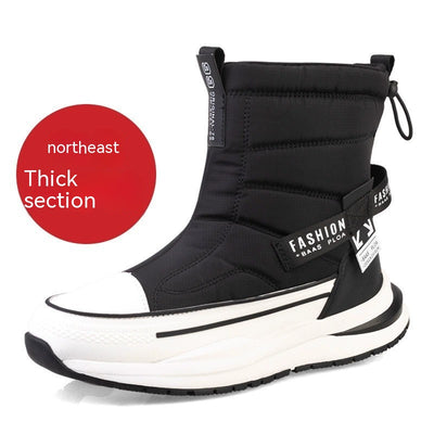 Zapatos Casuales para Hombre de Algodón Impermeables con Forro de Lana Invernal - Image 4