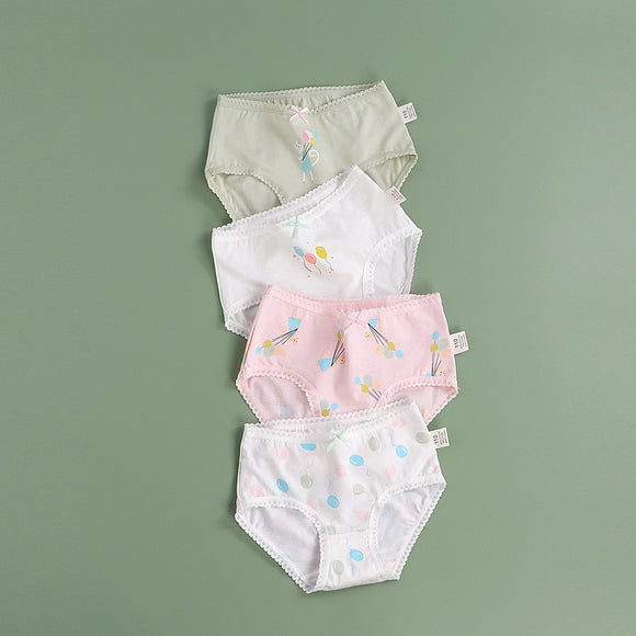 Calzones Infantiles de Algodón Puro para Niñas