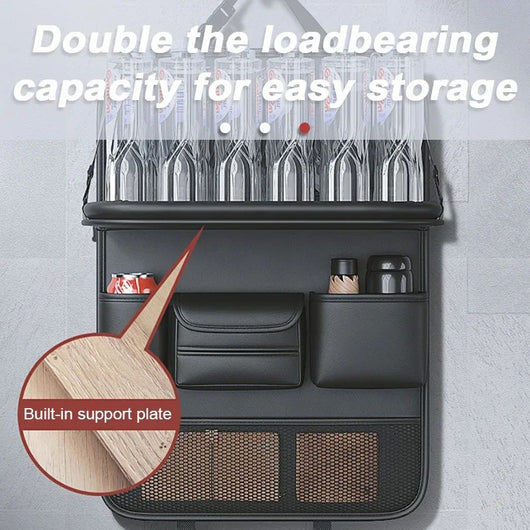 Organizador de Asiento Trasero Auto con Bandeja Plegable y Soporte para Tablet - Image 5
