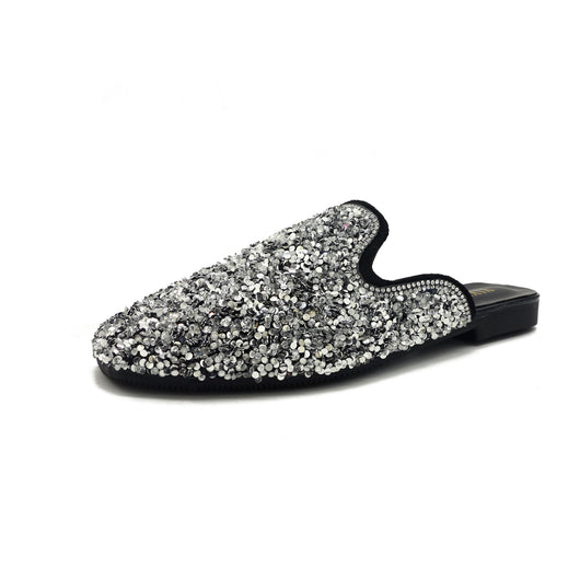 Pantuflas Coreanas Elegantes con Moño y Lentejuelas - Image 9