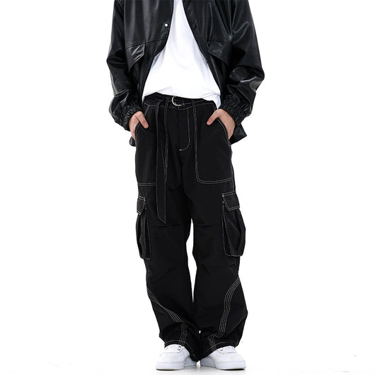 Pantalones Rectos de Negocios para Hombre con Bolsillo Organizador - Image 10