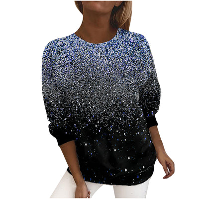 Blusa Casual Estampado Gotas de Lluvia para Mujer - Image 15