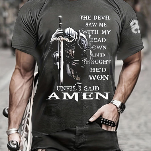 Playera Hombre Impresión 3D Verano Transpirable Manga Corta - Image 10