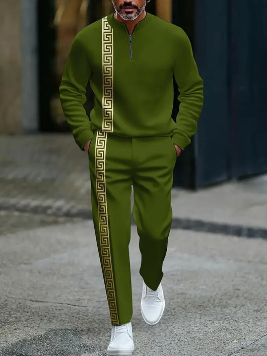 Conjunto Deportivo Casual con Polo Manga Larga y Pantalón - Image 17