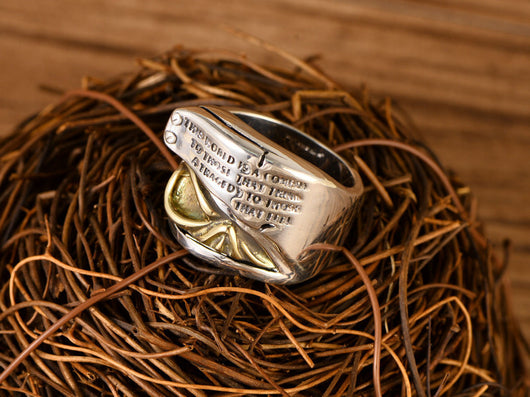 Anillo Retro de Plata 925 Negro para Hombre - Image 13