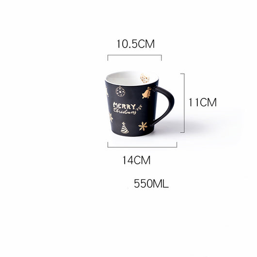 Taza Navideña Grande de Cerámica para Hombre - Image 7