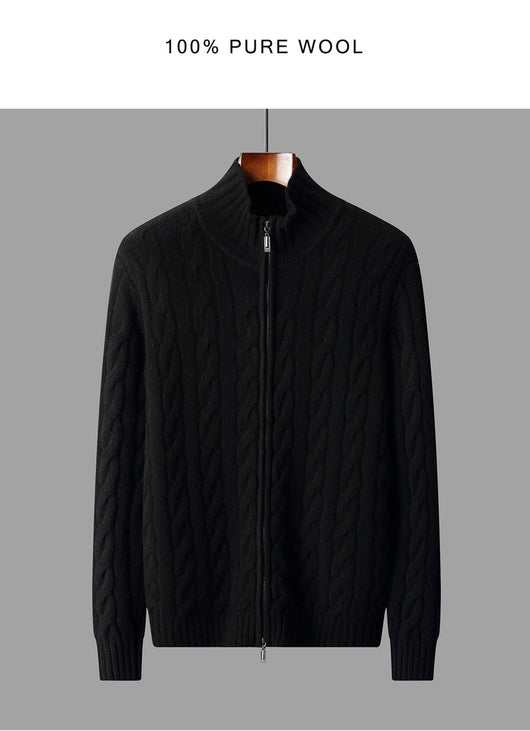 Abrigo de Punto con Cierre Innovador para Hombre - Image 23
