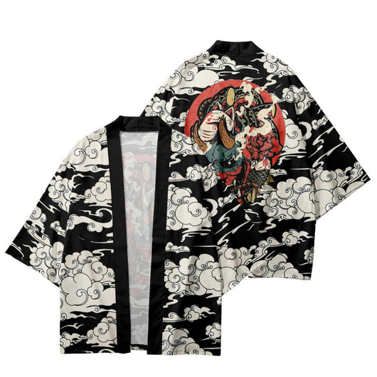 Cardigan Kimono Daoist con Mangas 3/4 - Elegancia Asiática Versátil - Image 8