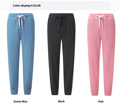 Pantalones Deportivos Frescos de Secado Rápido para Mujer - Cintura Media Suelta Verano - Image 20