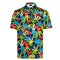 Polo Estampado 3D Casual de Manga Corta para Hombre