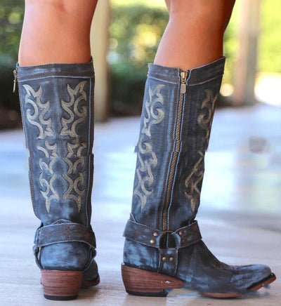 Botas de Motorista Clásicas con Cierre Lateral - Estilo Europeo y Americano - Image 7