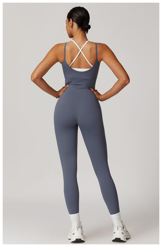 Jumpsuit Deportivo Bicolor con Tirantes Ajustables - Image 23