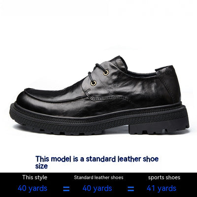 Zapatos Casuales de Cuero para Hombre - Estilo Retro Británico Transpirables - Image 7