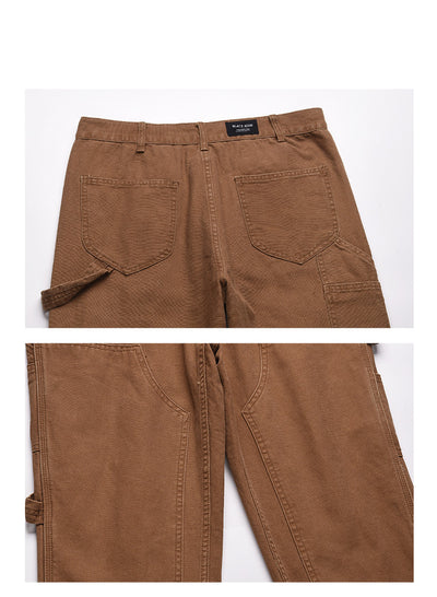 Pantalones Casuales de Madera para Hombre - Estilo Moderno y Versátil - Image 13
