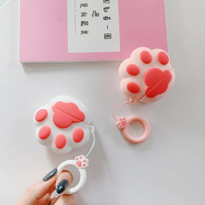 Funda Protectora de Silicona para Audífonos Diseño Patita de Gato - Image 21