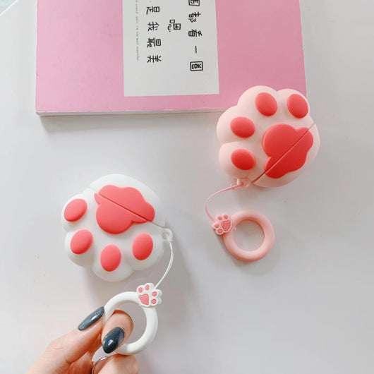 Funda Protectora de Silicona para Audífonos Diseño Patita de Gato - Image 21