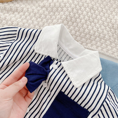 Mameluco Infantil Estilo Vaquero para Niño - Ropa Gentleman - Image 13