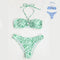 Bikini Bandeau Sexy con Abertura Frontal