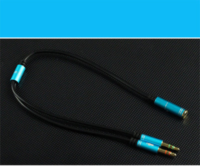 Cable Adaptador 2 en 1 para Audífonos de Celular a PC/Laptop (Audio y Micrófono) - Image 9