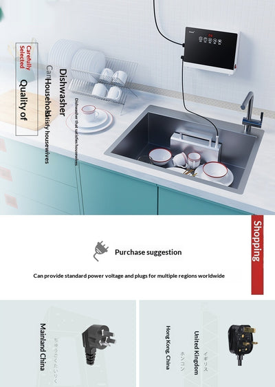 Lavavajillas Automático Compacto de Encimera con Tecnología Ultrasónica - Image 9