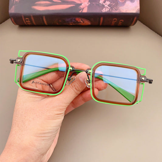 Gafas Cuadradas Personalizadas con Protección Azul para Hombre y Mujer - Image 2