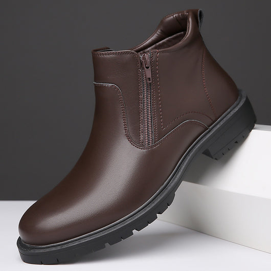 Zapatos Casuales Altos de Cuero para Hombre - Image 7
